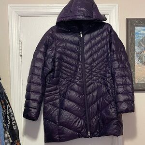 Lands End Women's Purple Quilted Jacket